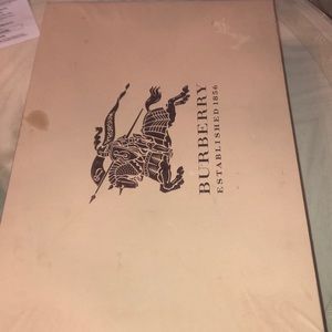 Burberry rain boots